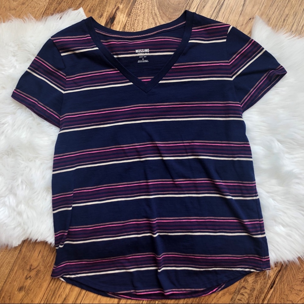 Navy Striped t-Shirt